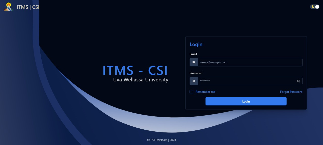 Industrial Training Management System | ITMS-CSI